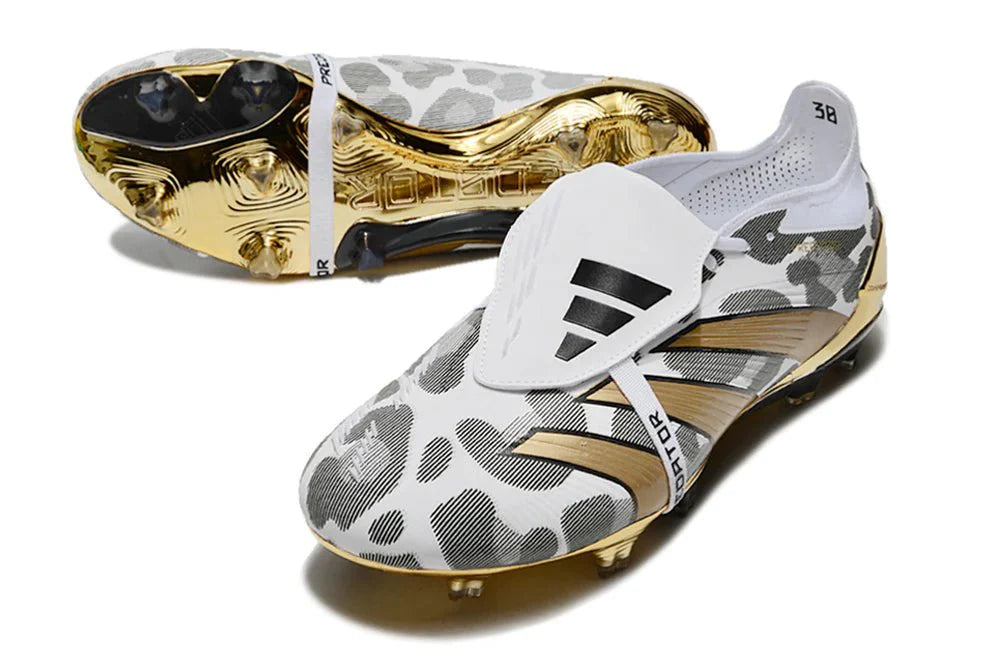 Predator Elite FT FG Dourado/Branco 'Pacote Jogador'