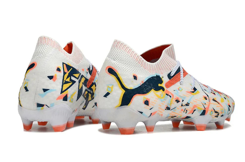 Future VII Ultimate Elite FG Branco/Laranja Criatividade