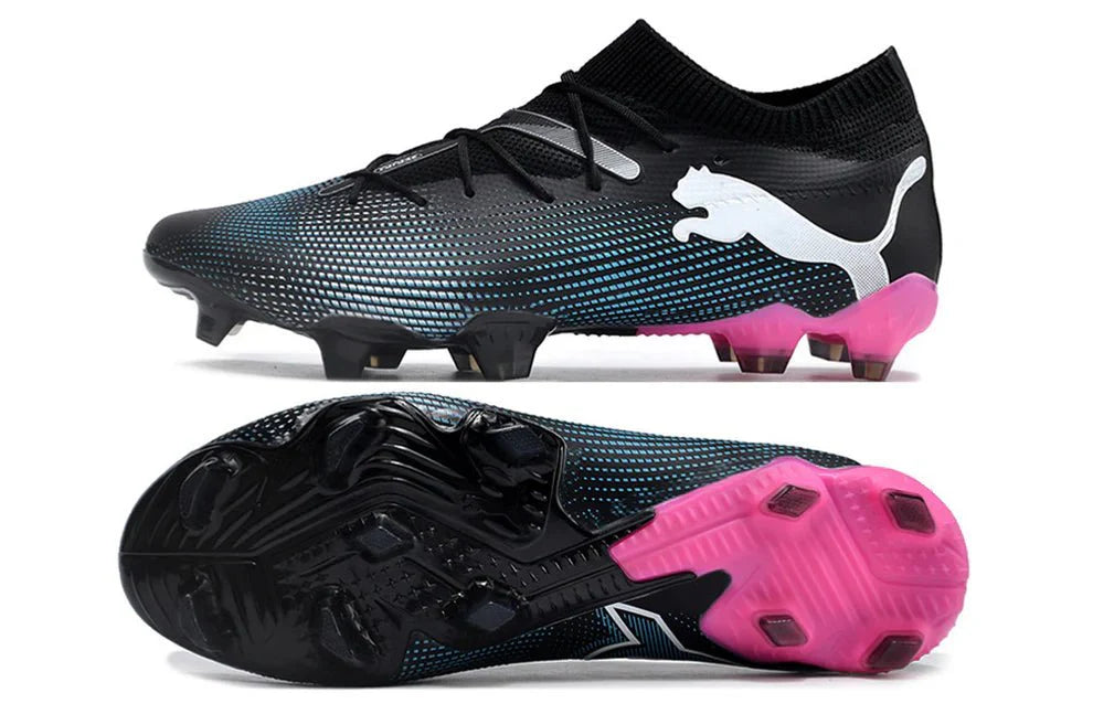 Future VII Match Elite FG Preto/Rosa