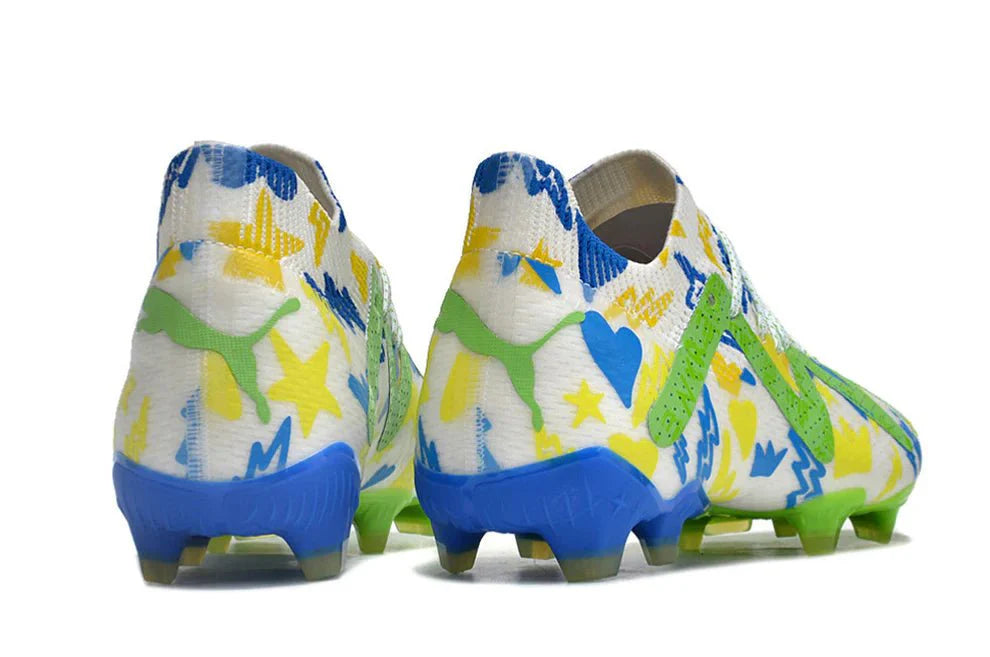 Future Ultimate Elite FG/AG Branco/Verde Neymar Jr Instituto