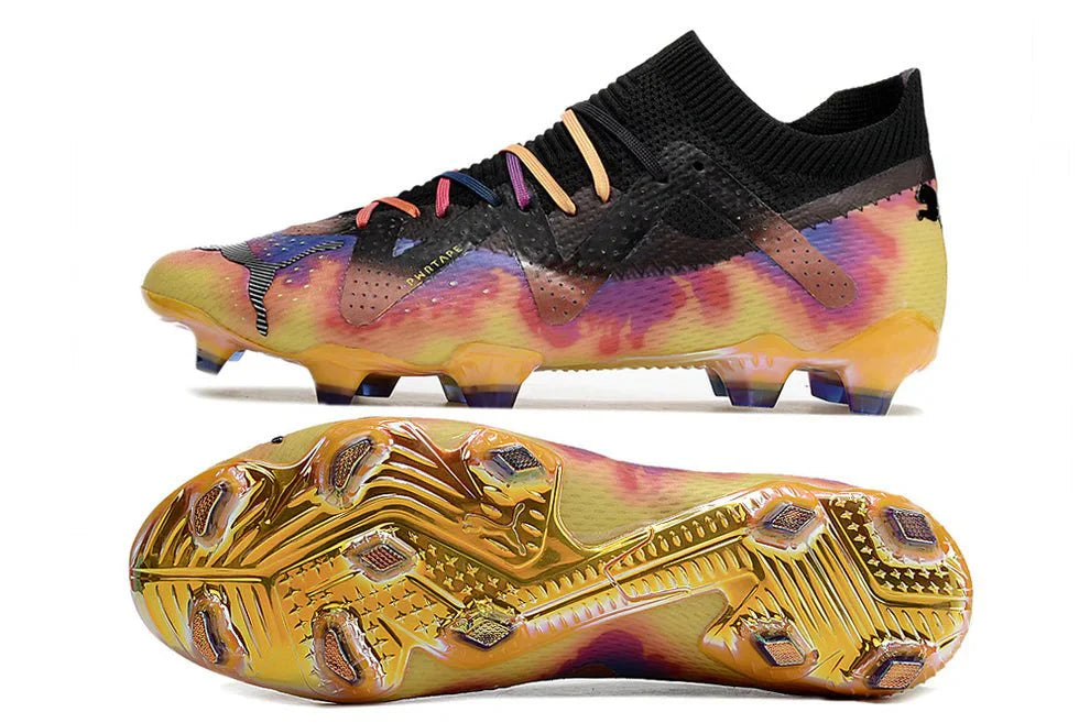 Future Ultimate Elite FG/AG Preto/Amarelo Elements