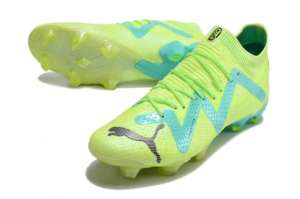 Future Ultimate Elite FG/AG Amarelo Rápido/Hortelã Eléctrica