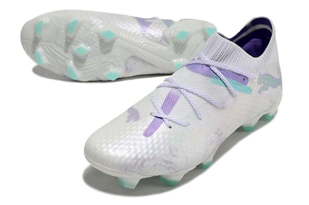 Future VII Ultimate Elite FG/AG Branco Brilhante Edição Limitada Feminina