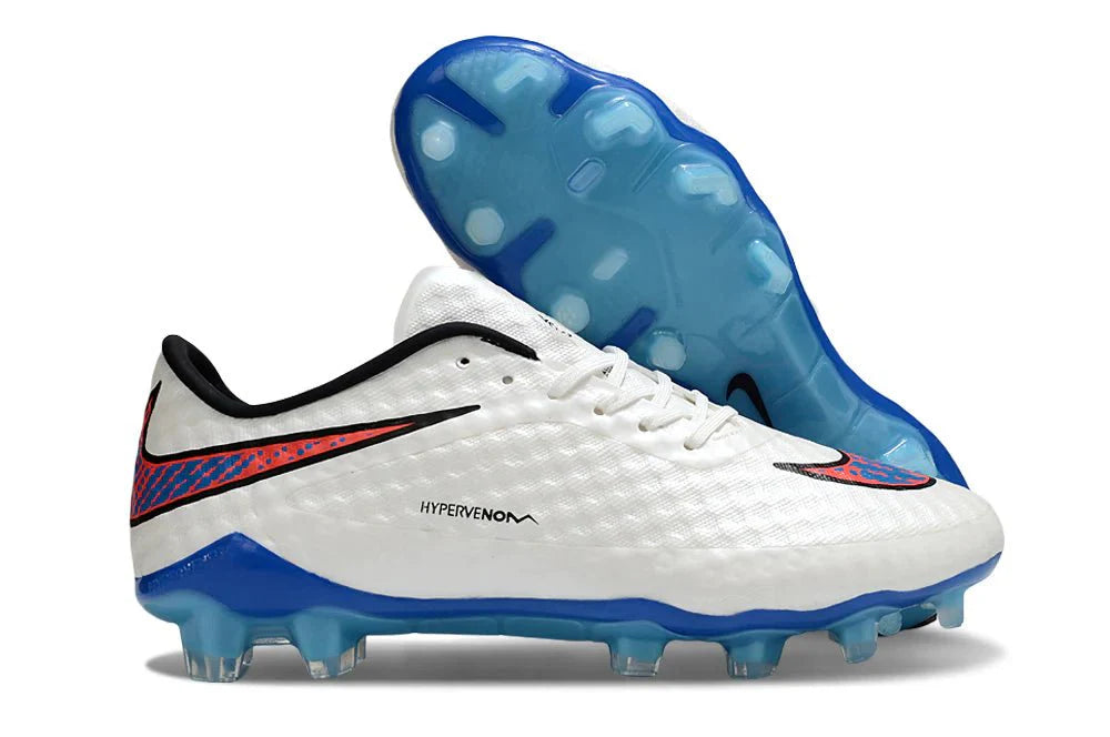 Hypervenom Phantom 1 FG Branco/Azul