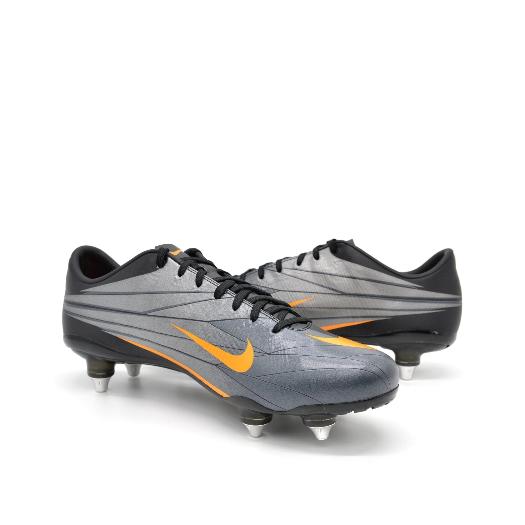 Mercurial Vapor Superfly II Elite FG Preto/Cinzento 2010