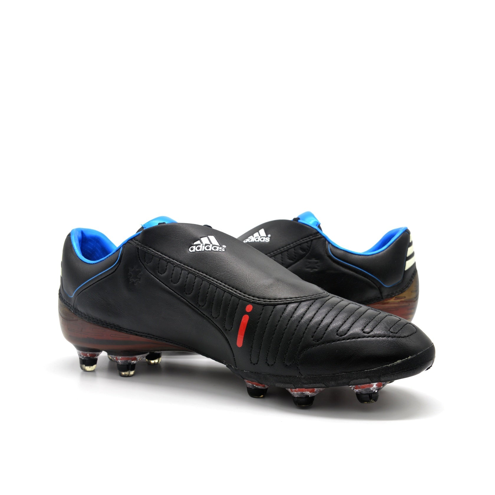 F50i Tunit Leather Preto/Ciano