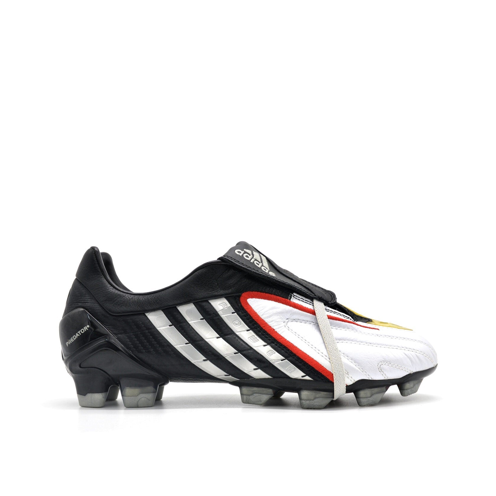Predator Powerswerve TRX FG Preto/Vermelho