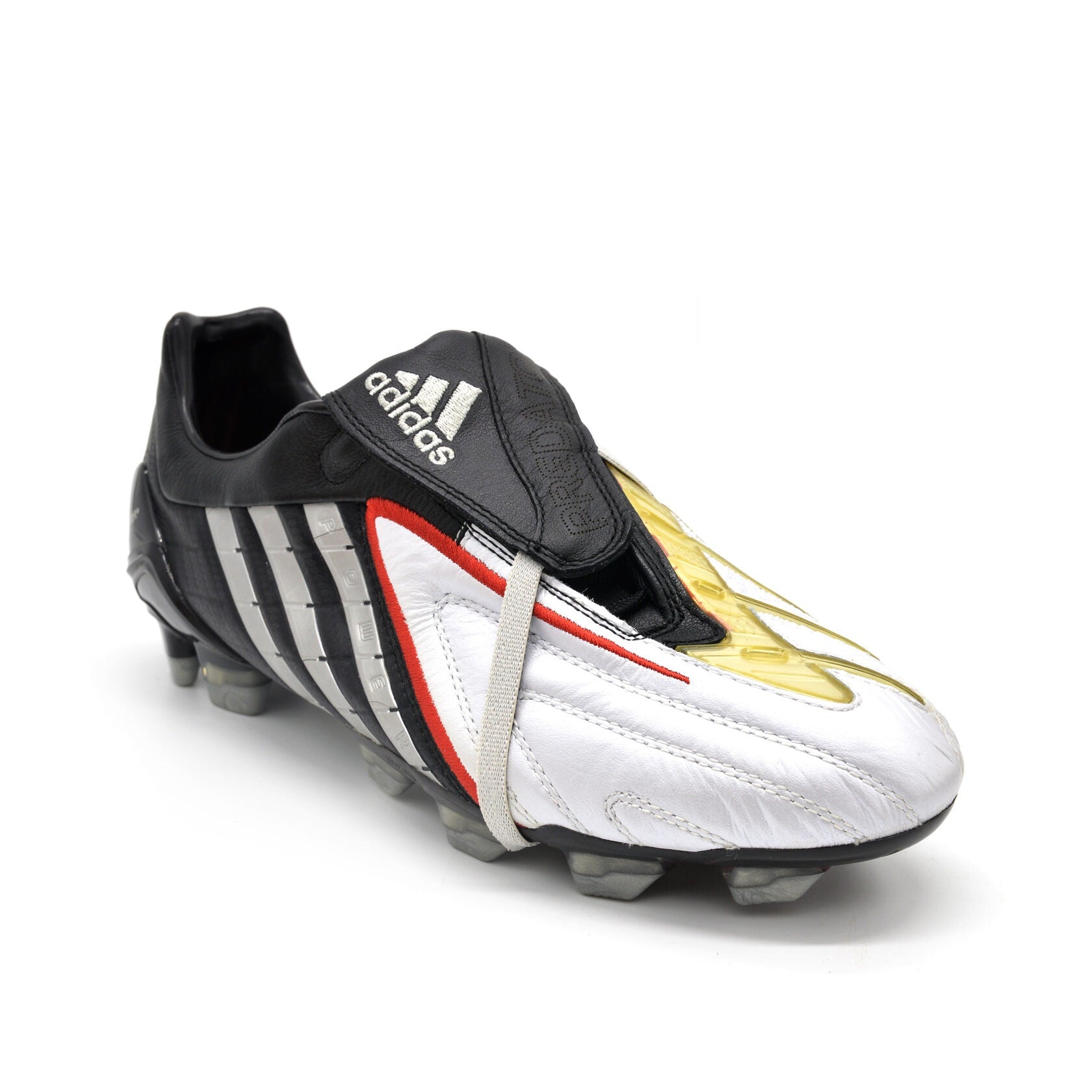 Predator Powerswerve TRX FG Preto/Vermelho