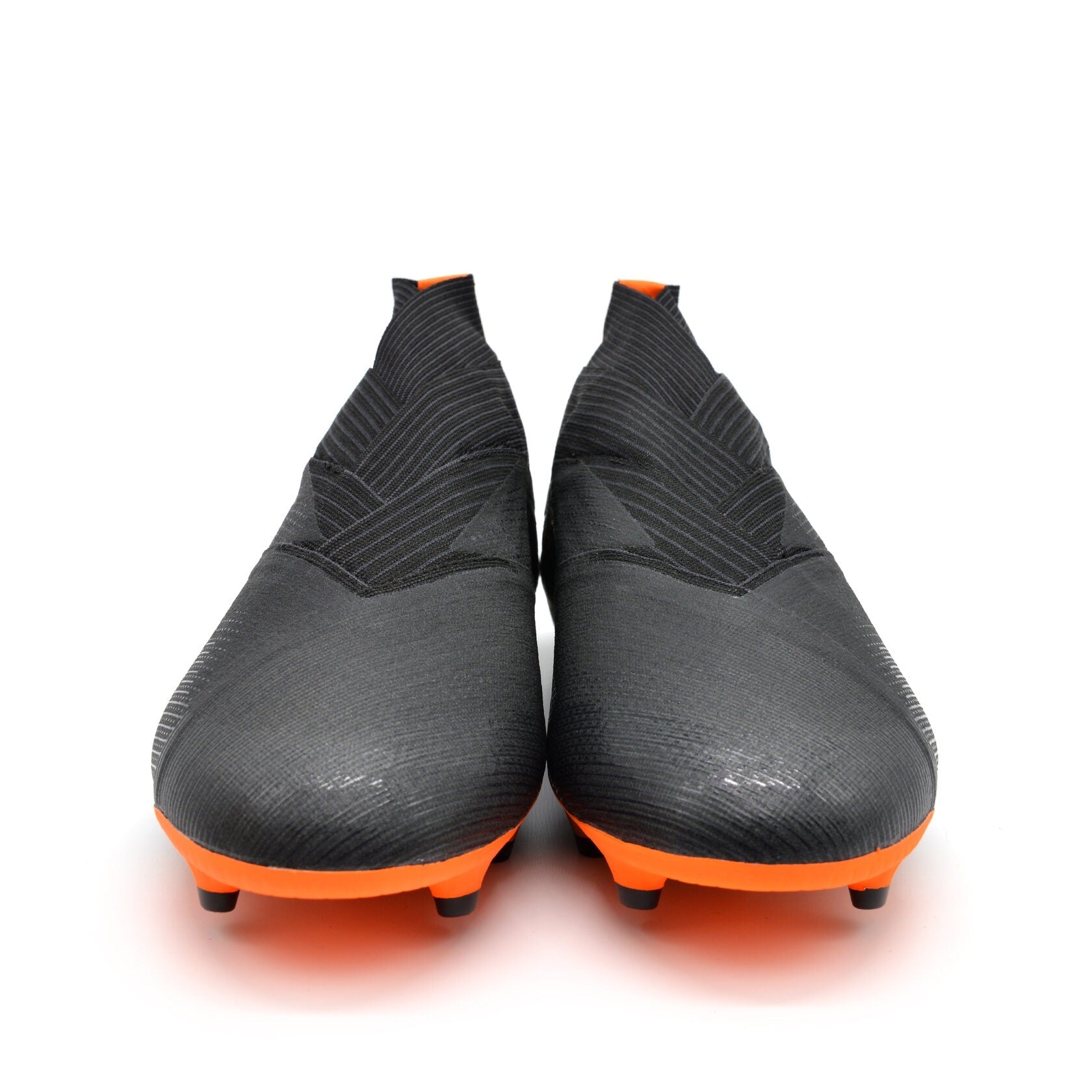 Nemeziz 19+ FG/AG Dark Motion - Preto Base/Laranja