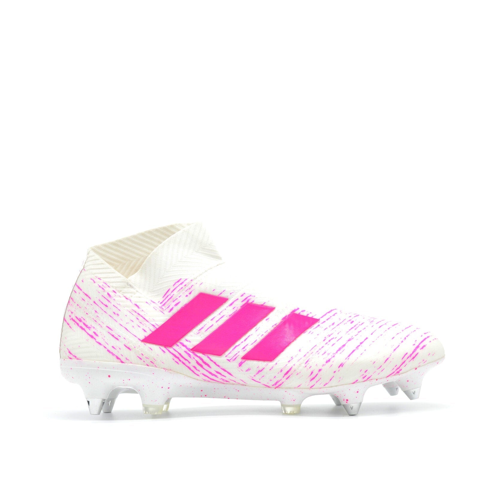 Nemeziz 18+ FG/AG Virtuso - Branco/Rosa