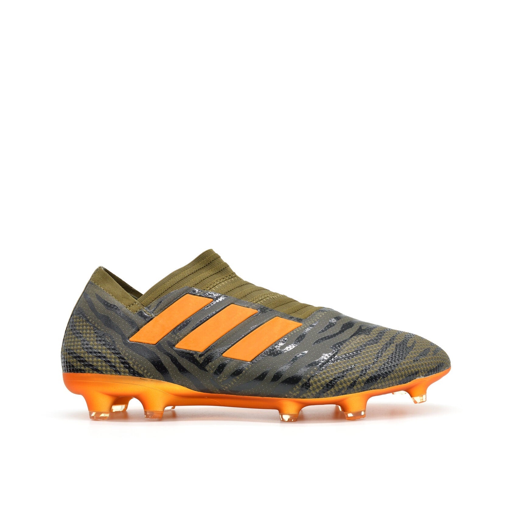 Nemeziz 17+ FG/AG Caçador Solitário - Oliva/Laranja
