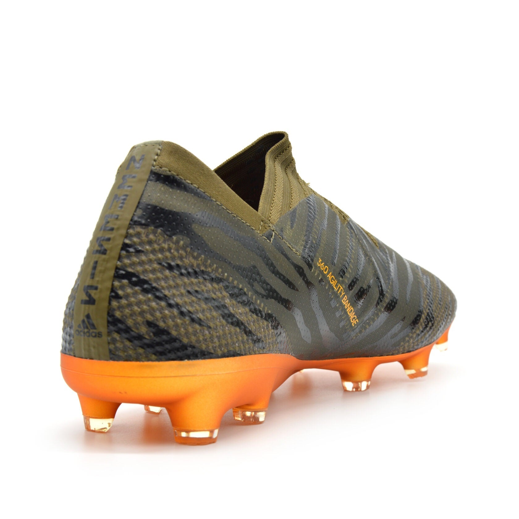 Nemeziz 17+ FG/AG Caçador Solitário - Oliva/Laranja