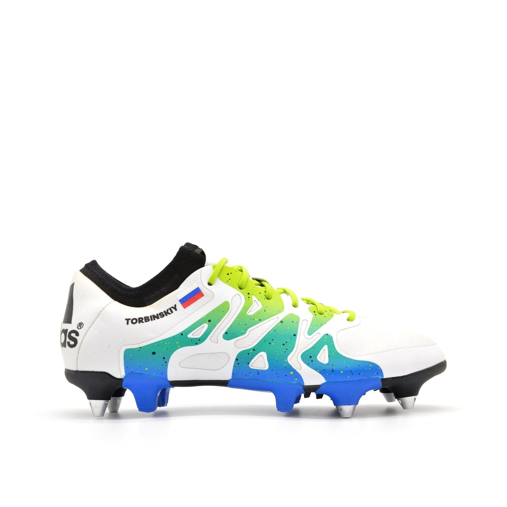 15.1 Couro FG/AG Elite Branco/Semi Solar Slime