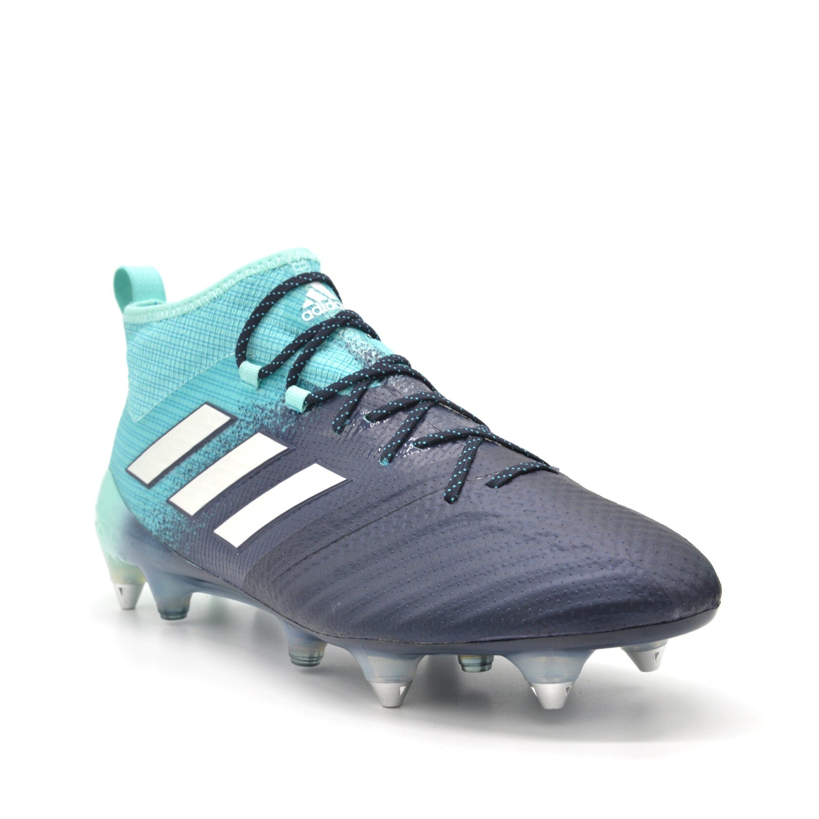 ACE 17.1 Primeknit FG/AG Tempestade Oceânica - Aqua/Tinta Lendária