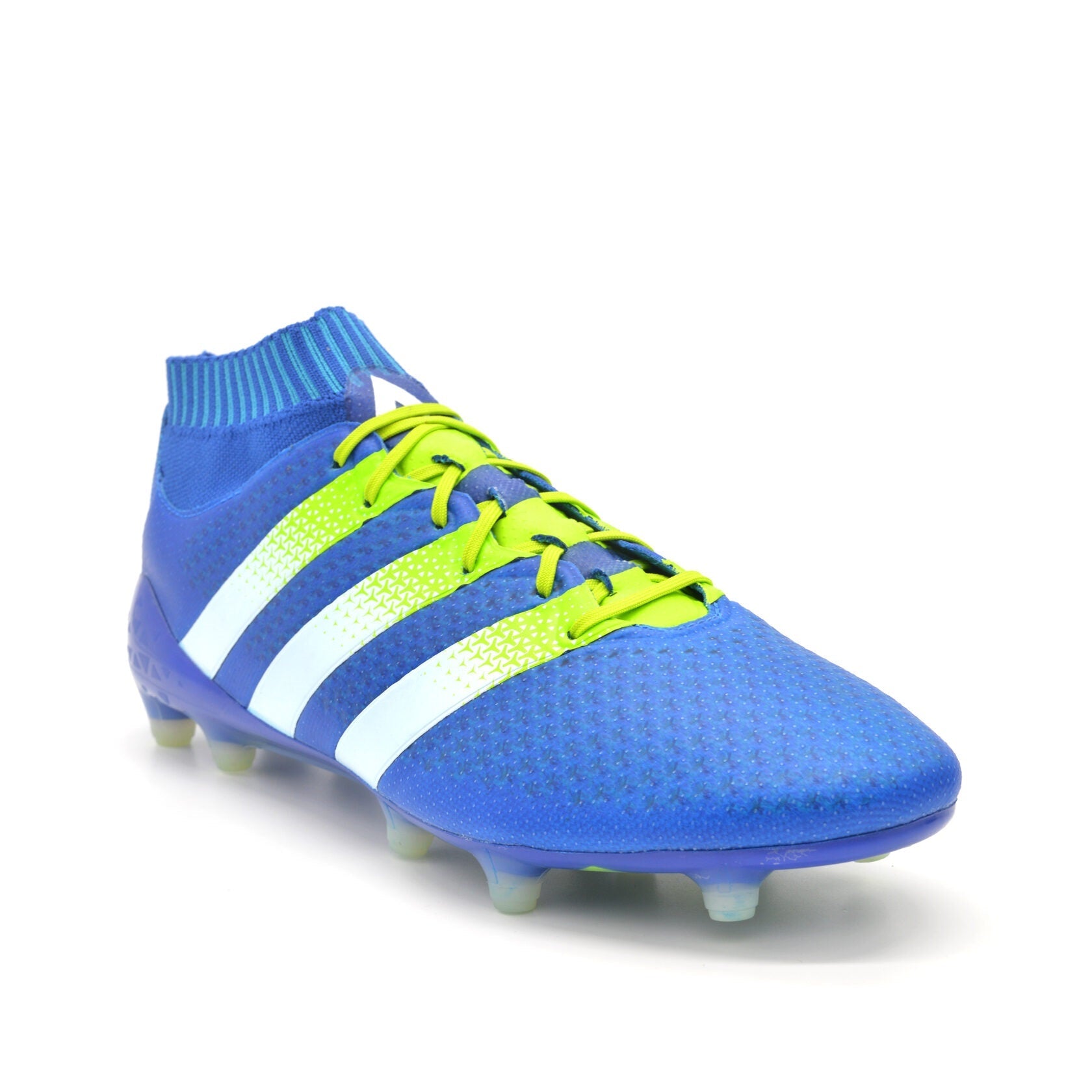 ACE 16.1 Primeknit FG/AG Azul Choque/Branco