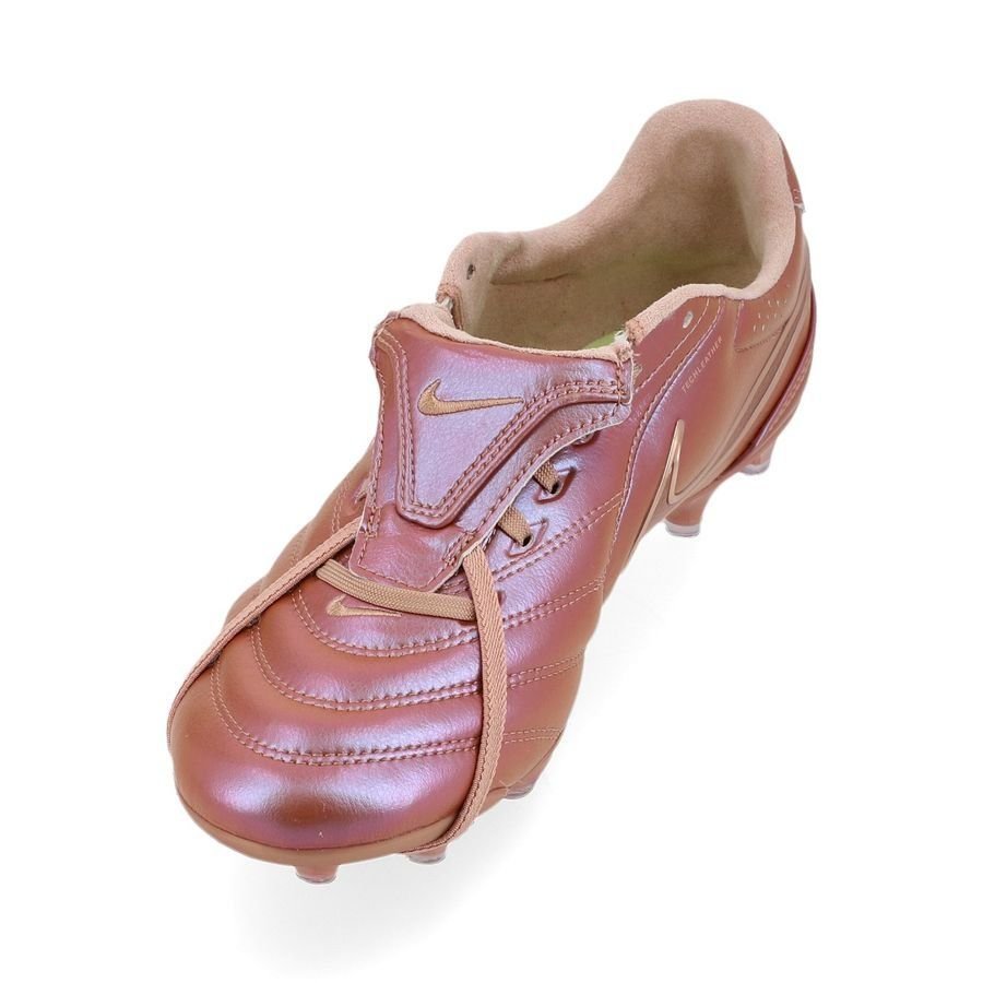 Tiempo Ligera Pro FG - Ouro Rosa Metálico/Vermelho Metálico
