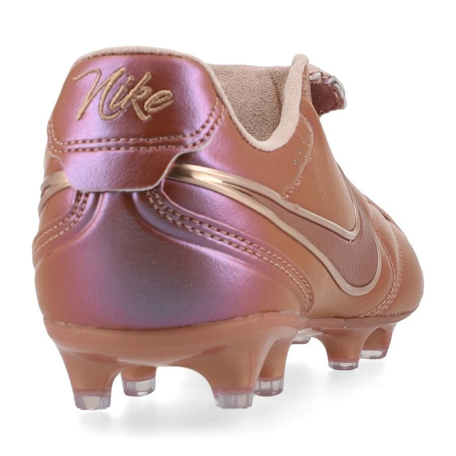 Tiempo Ligera Pro FG - Ouro Rosa Metálico/Vermelho Metálico