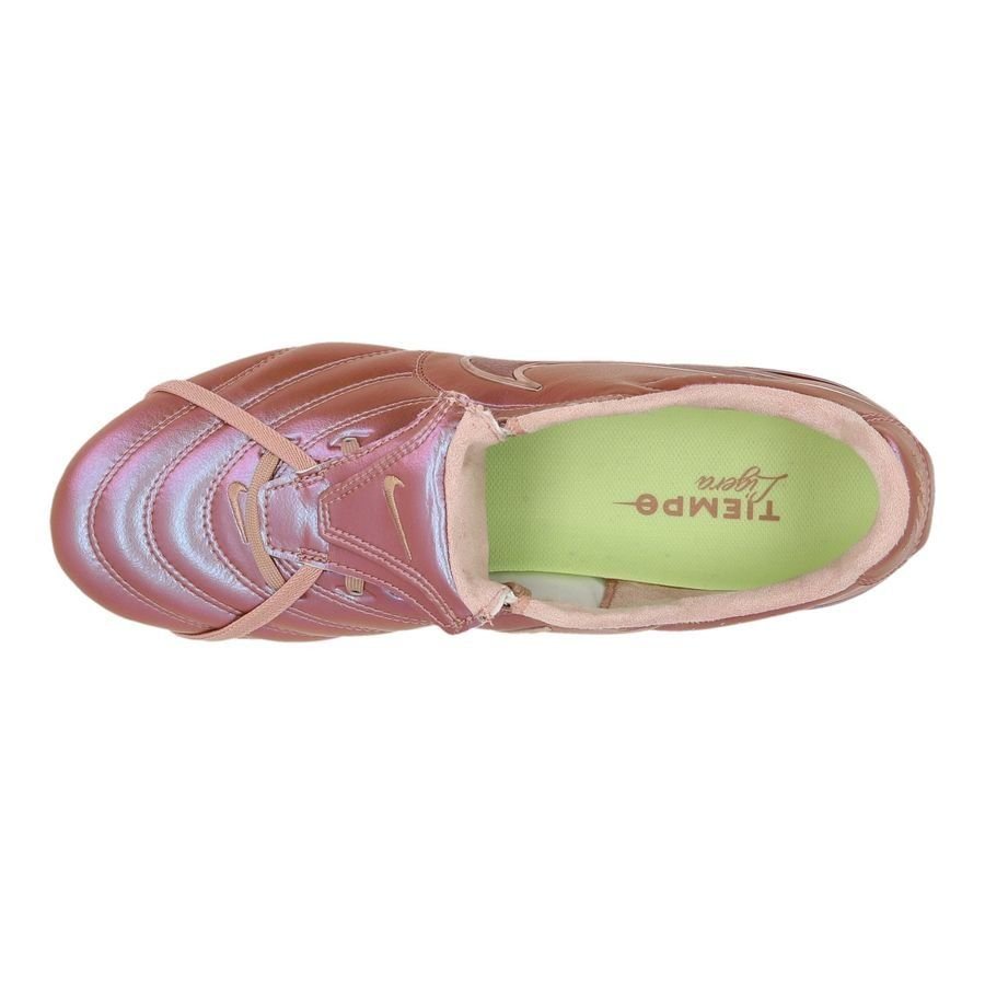 Tiempo Ligera Pro FG - Ouro Rosa Metálico/Vermelho Metálico