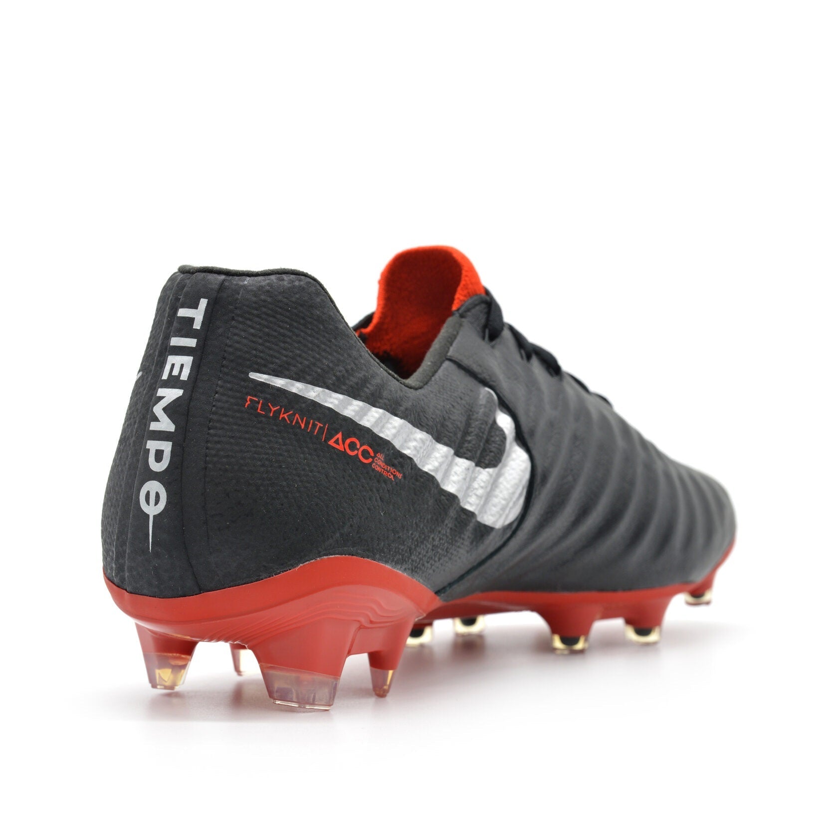 Tiempo Legend 7 Academia FG Criado no Concreto - Preto/Vermelho