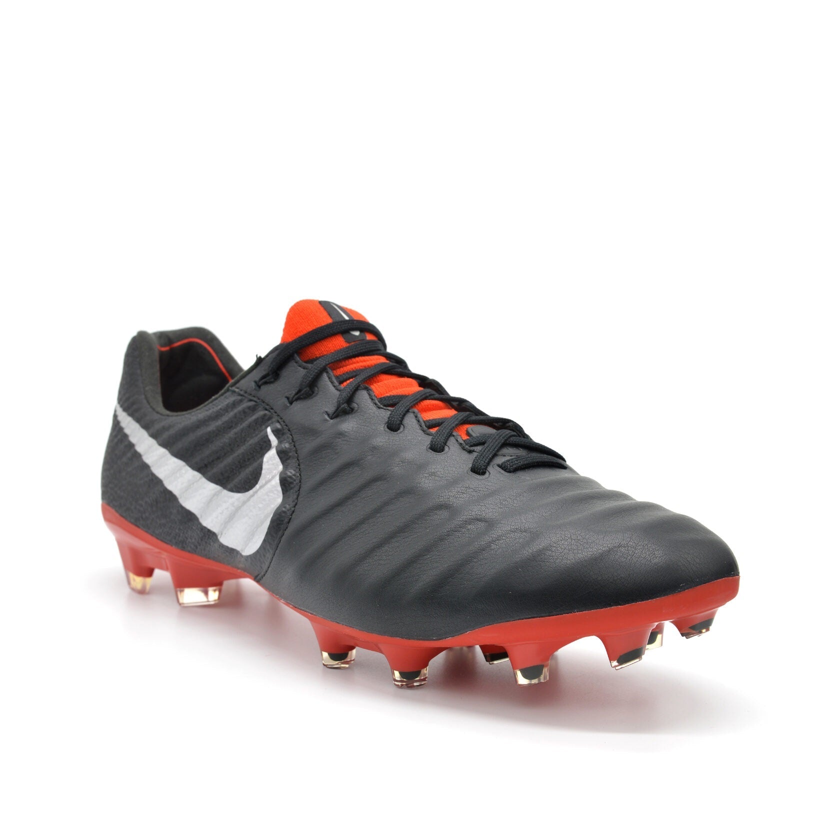 Tiempo Legend 7 Academia FG Criado no Concreto - Preto/Vermelho