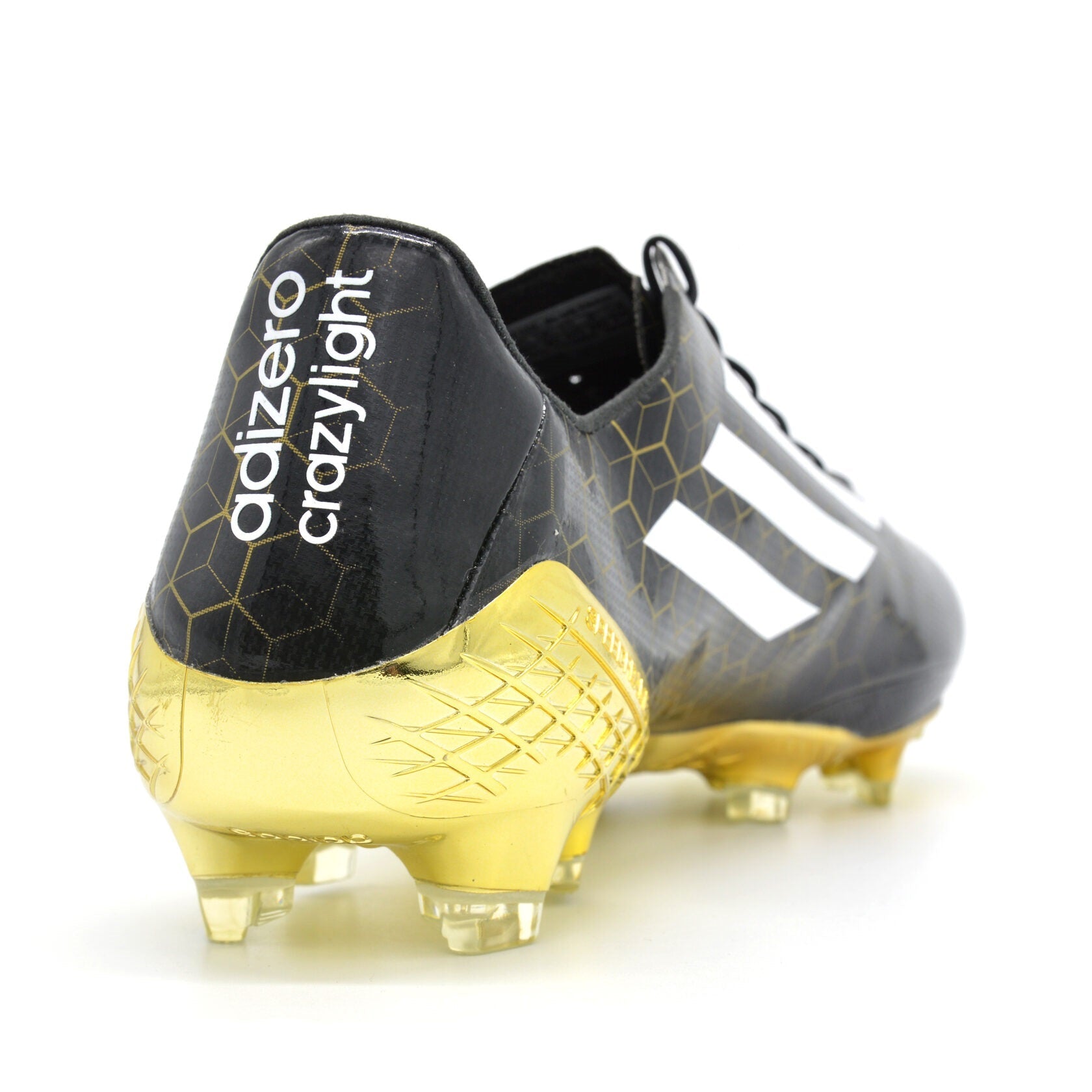 Adizero F50 Ghosted Crazylight FG Preto/Ouro
