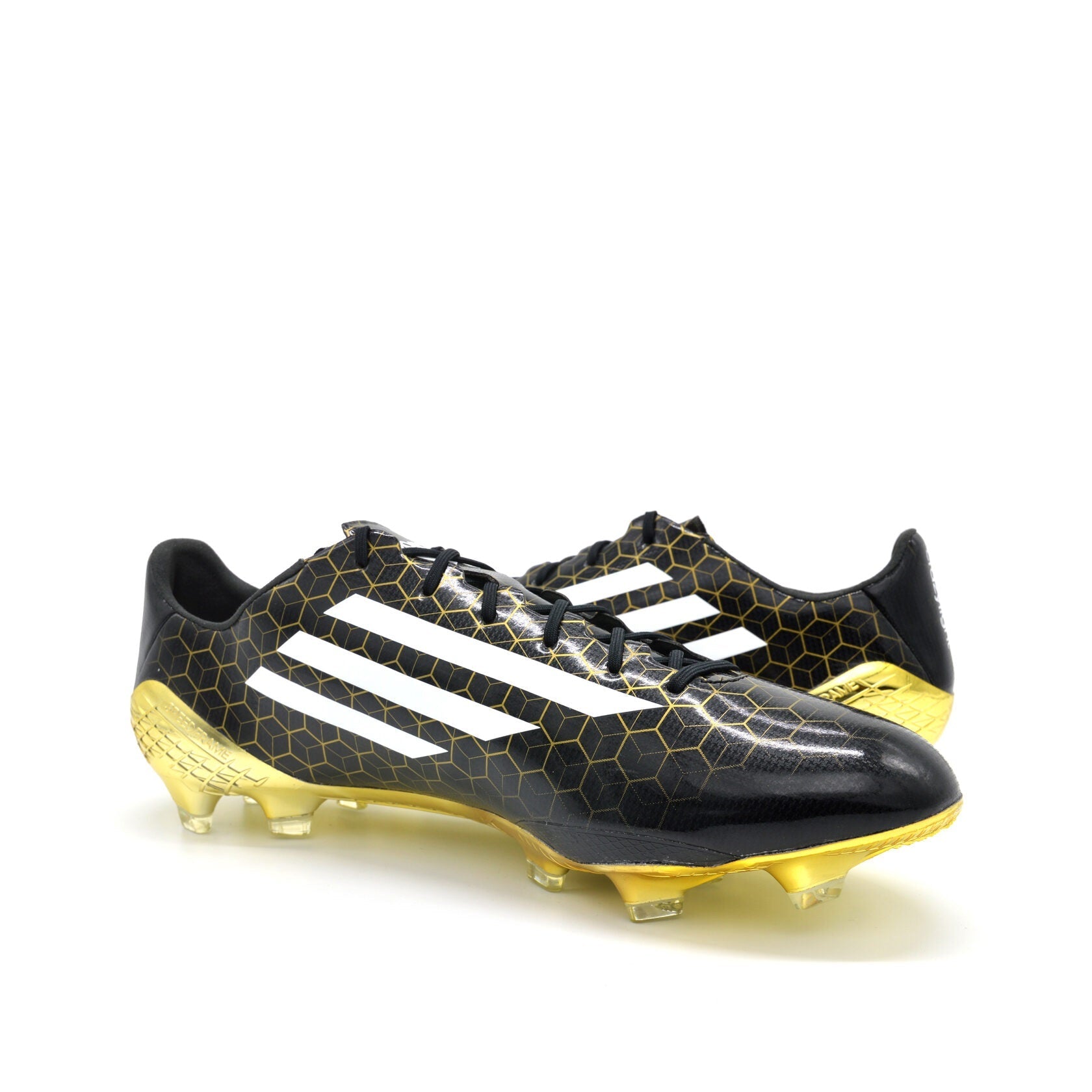 Adizero F50 Ghosted Crazylight FG Preto/Ouro