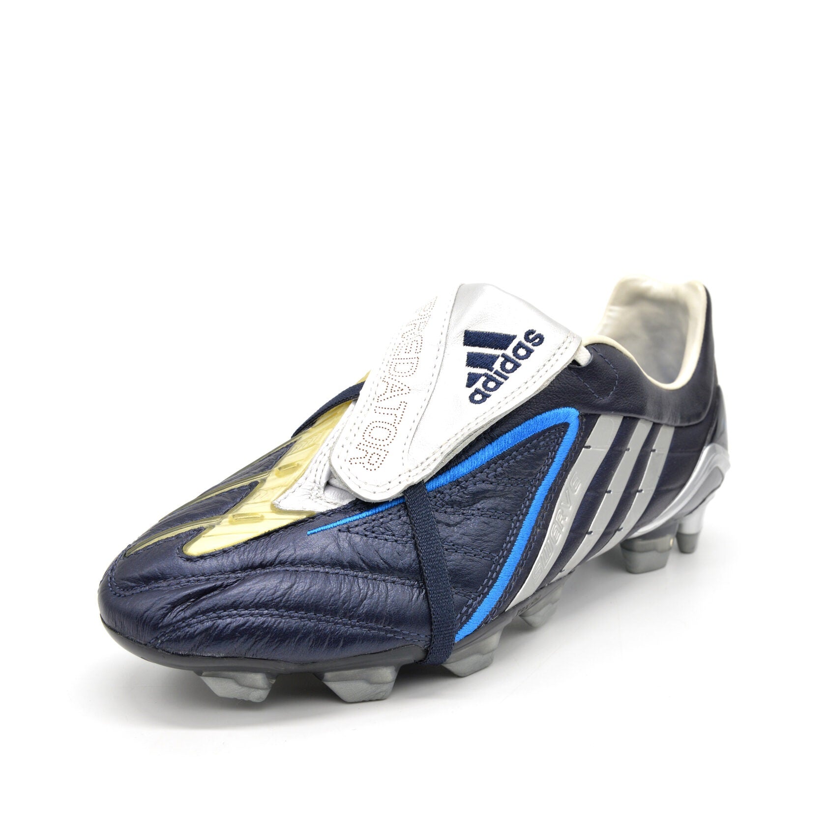 Predator PowerSwerve FG Azul Marinho/Branco