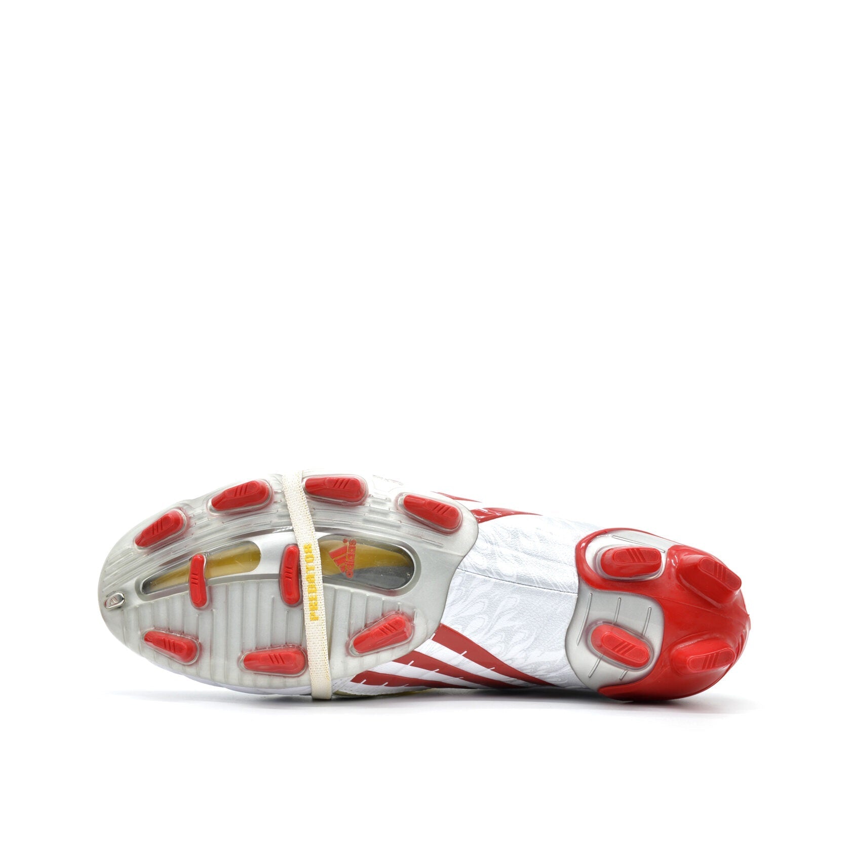 Predator Powerswerve TRX FG Branco/Vermelho