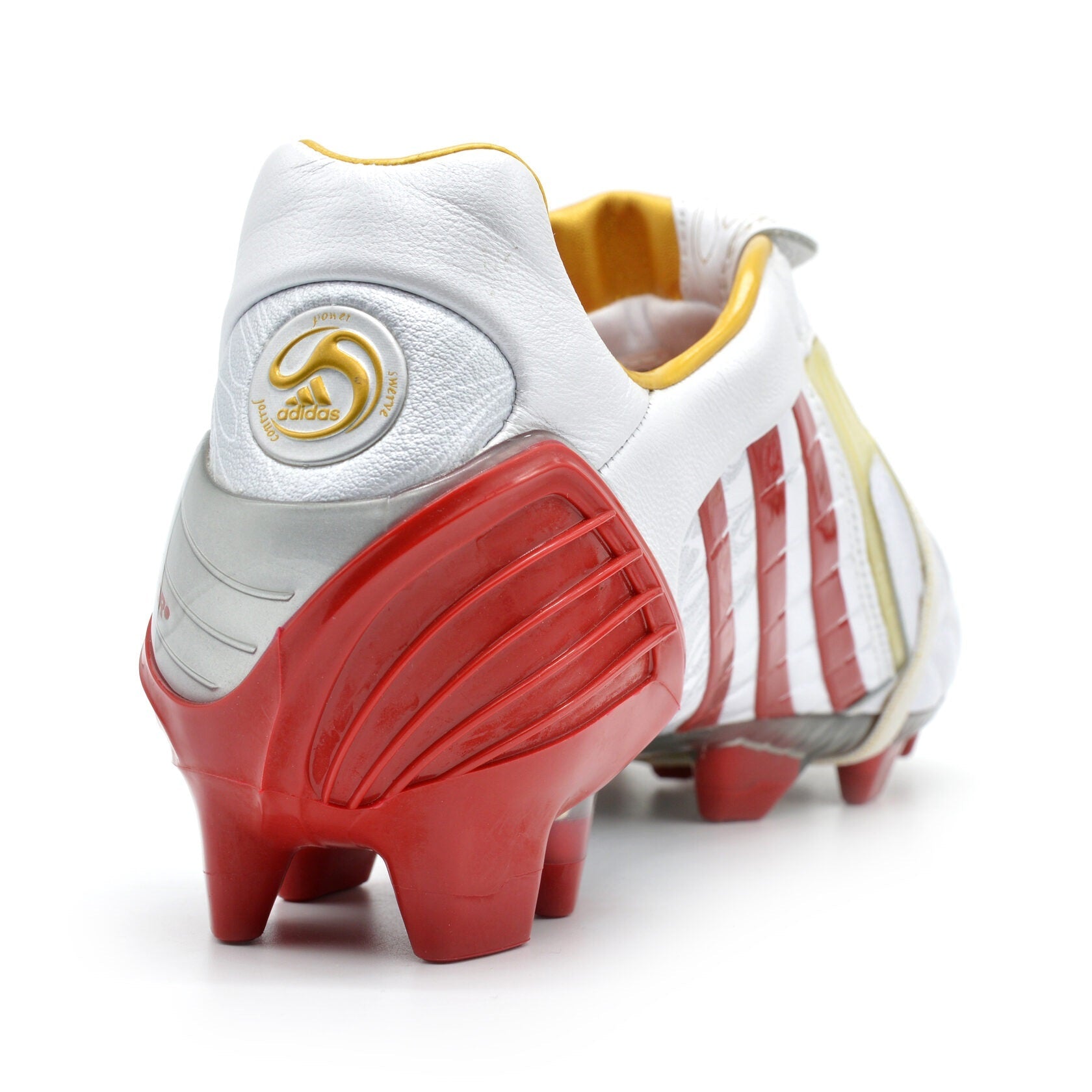 Predator Powerswerve TRX FG Branco/Vermelho