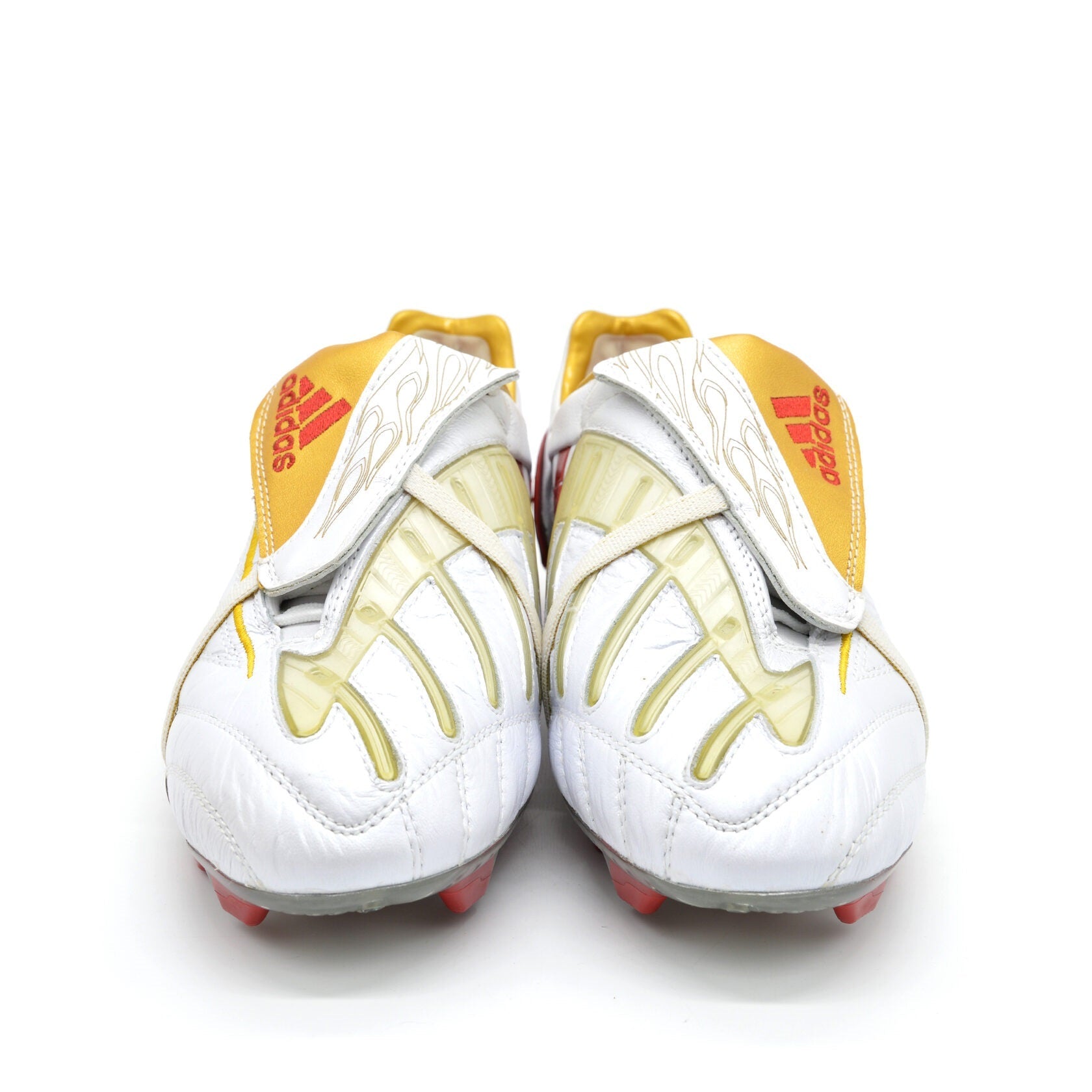 Predator Powerswerve TRX FG Branco/Vermelho