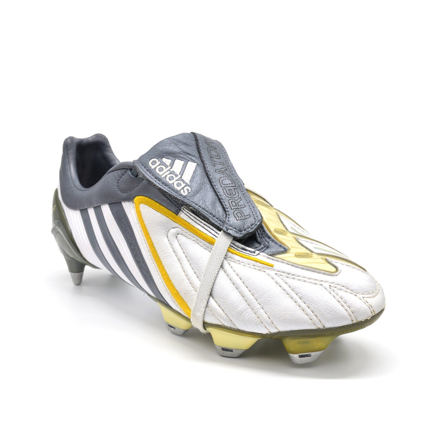 Predator Powerswerve Control TRX FG Cinzento/Branco