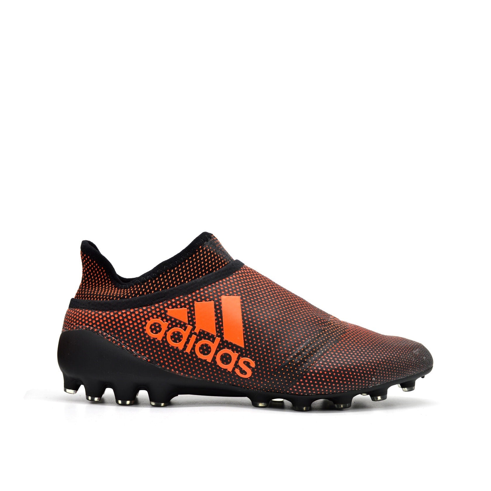 17+ PureSpeed FG/AG Pyro Storm - Preto Núcleo/Vermelho Solar
