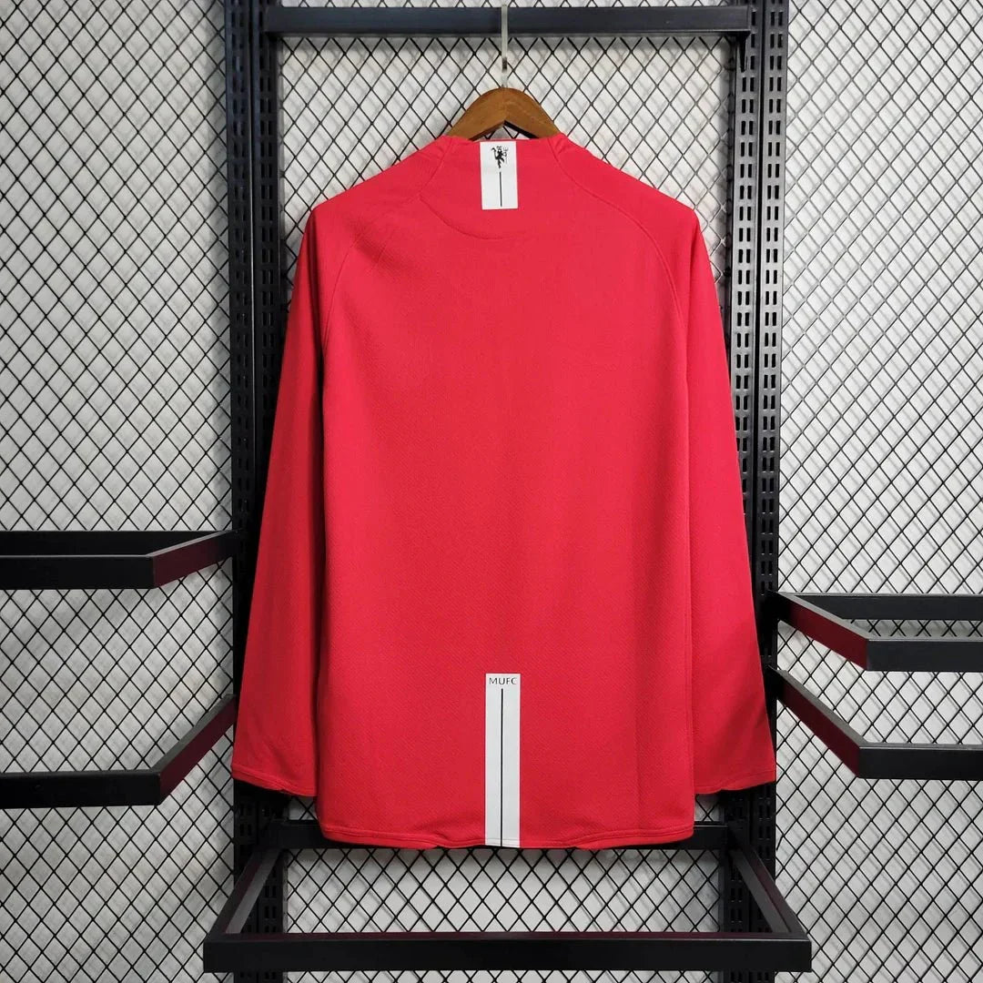 Man United 2007 L/S UCL Home Shirt