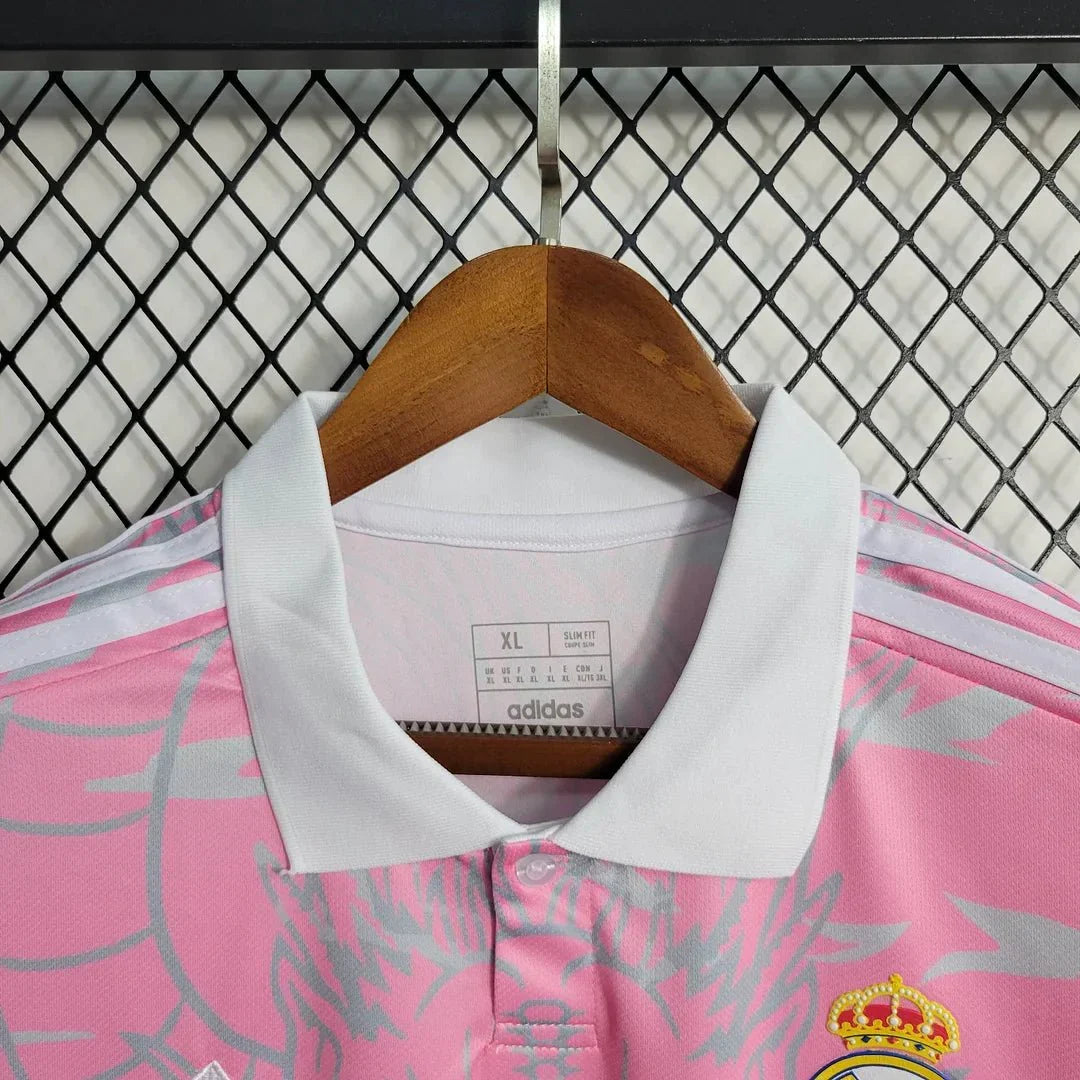 Real Madrid 2024 Pink Dragon Special Shirt