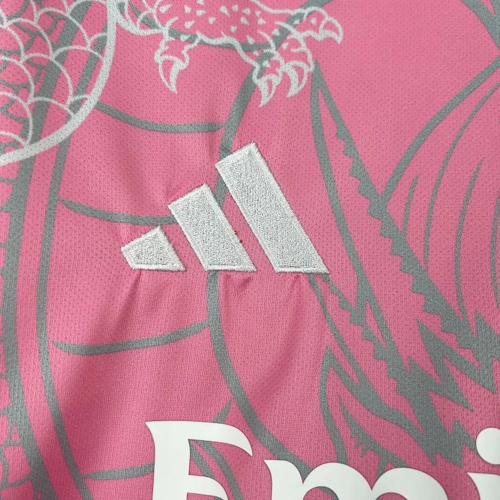 Real Madrid 2025 Pink Dragon Special Shirt